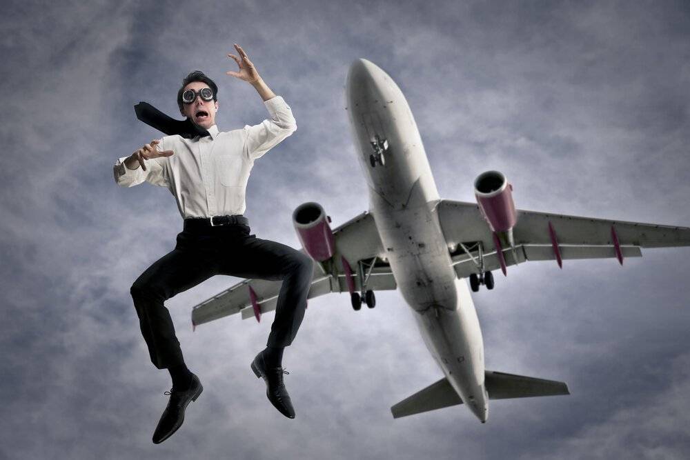 Что делать если выпал из самолета без парашюта — как правильно падать из самолета без парашюта
