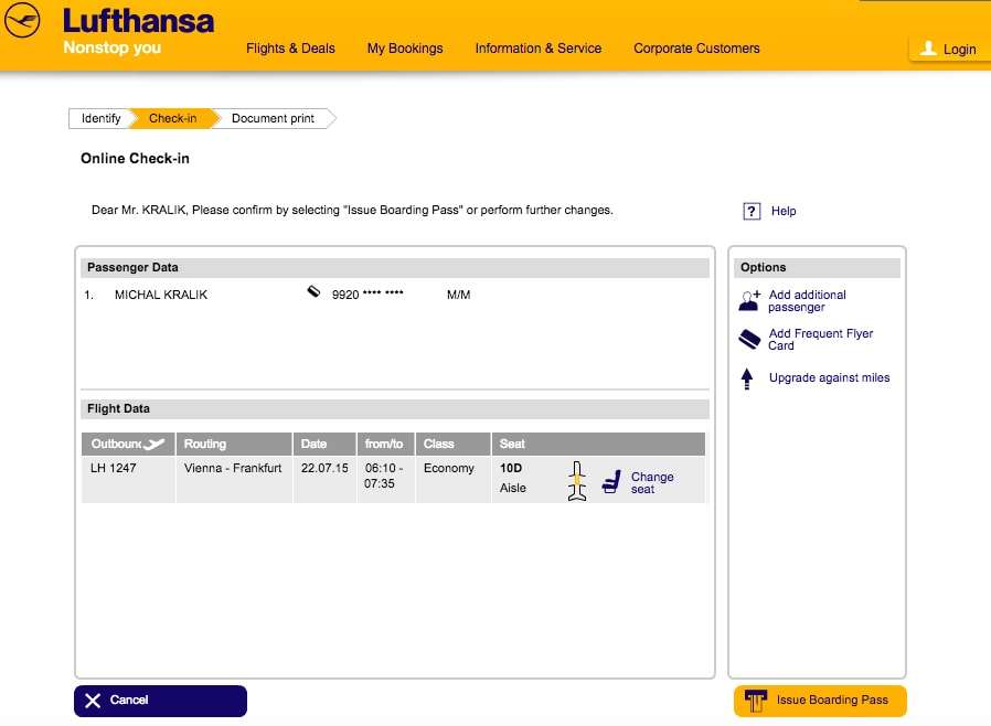 Регистрация на рейс онлайн в люфтганза (lufthansa): как зарегистрироваться с помощью сайта или приложения и что делать дальше