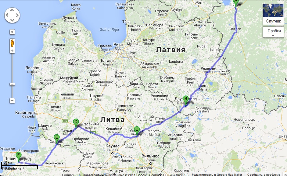 Поездка на машине из Москвы в Калининград: дороги, документы и важные моменты