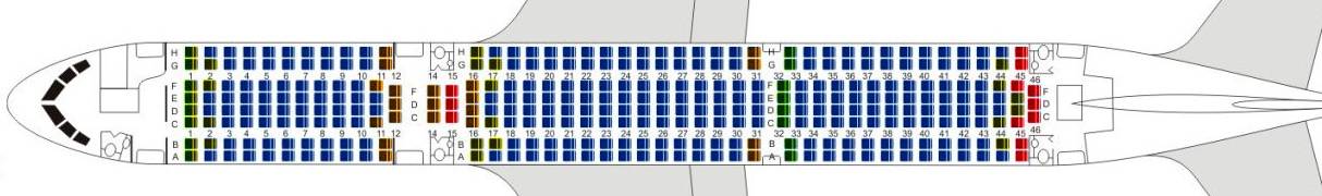 Boeing 767-300: обзор самолета, схема салона и лучшие места