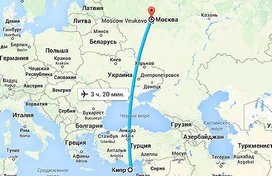Сколько лететь из москвы до черногории