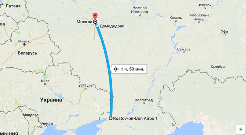 Расстояние от москвы до белгородской области