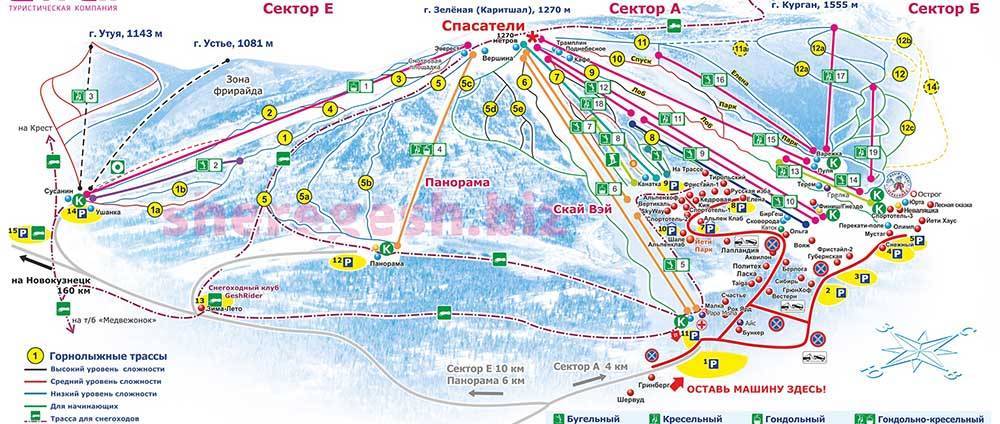 Как добраться до горнолыжного курорта шерегеш