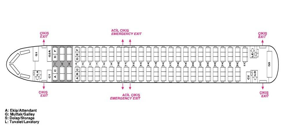 A 320 аэробус схема салона аэрофлот