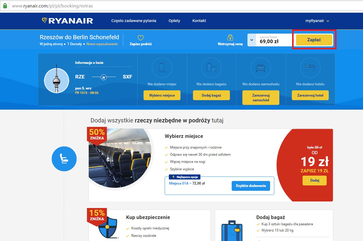 Ryanair авиакомпания официальный сайт на русском языке райнэйр