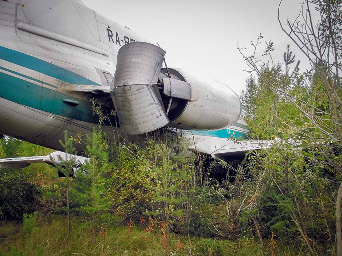 Аварийная посадка ту-154 в ижме