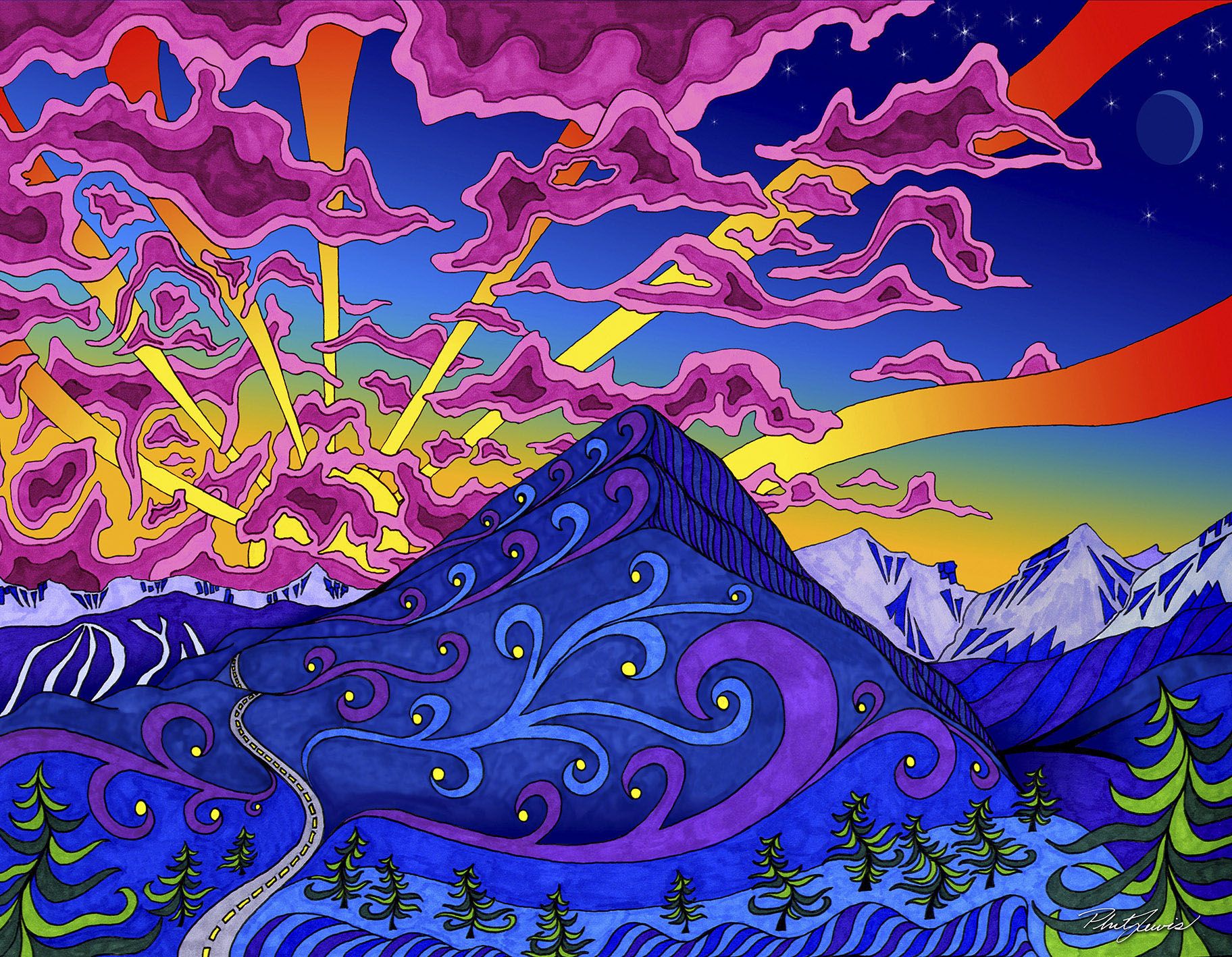 Lucy in the sky with diamonds