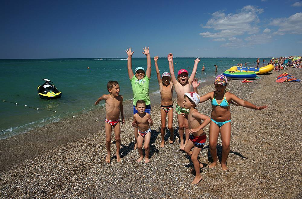 Детский пляж алушта