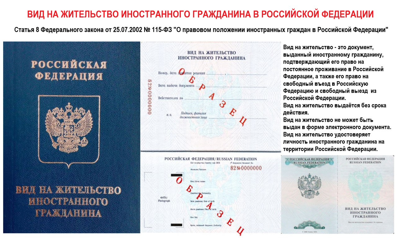 Как получить вид на жительство в россии гражданину казахстана: перечень документов, порядок оформления