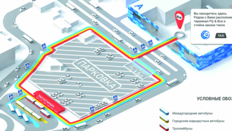 Карта-схема дорог симферополь аэропорт