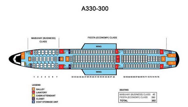 Схема салона airbus a330-300 аэрофлота: какие места выбрать для перелета?