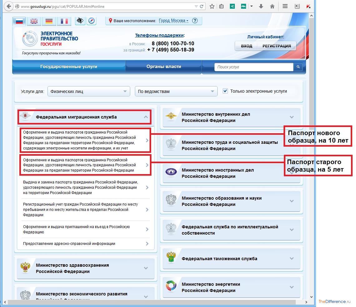 Как записаться в мфц на получение загранпаспорта нового образца