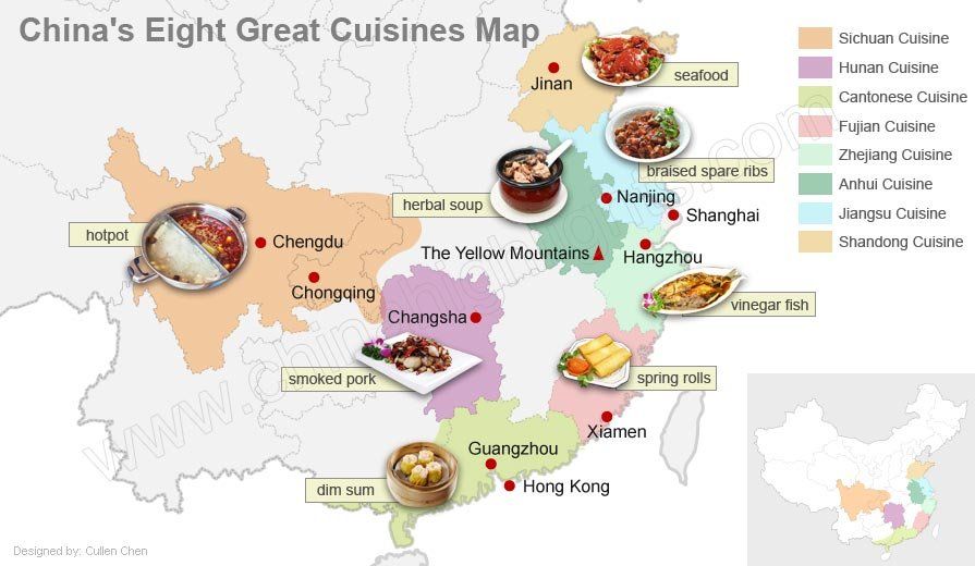 Китайская кухня - особенности китайское еды - кулинарные школы