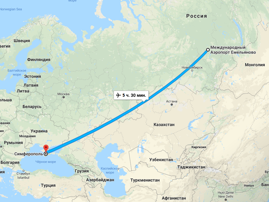 Перелет в Крым из Москвы: сколько лететь, стоимость билета