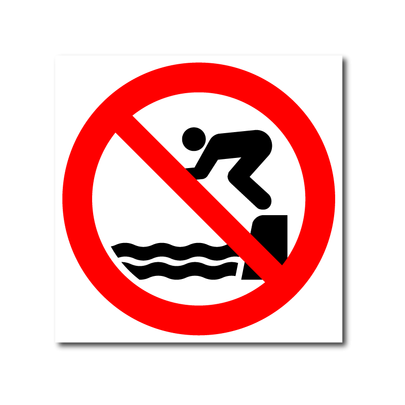 Что нельзя делать 6 апреля 2024 года. Табличка нырять с бортика запрещено. Запрещающие знаки у водоемов. Запрещающие знаки для бассейна. Нырять с бортиков запрещено.