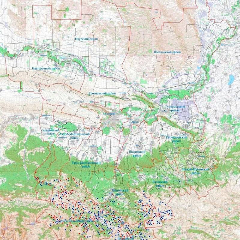 Дорожная карта чечни