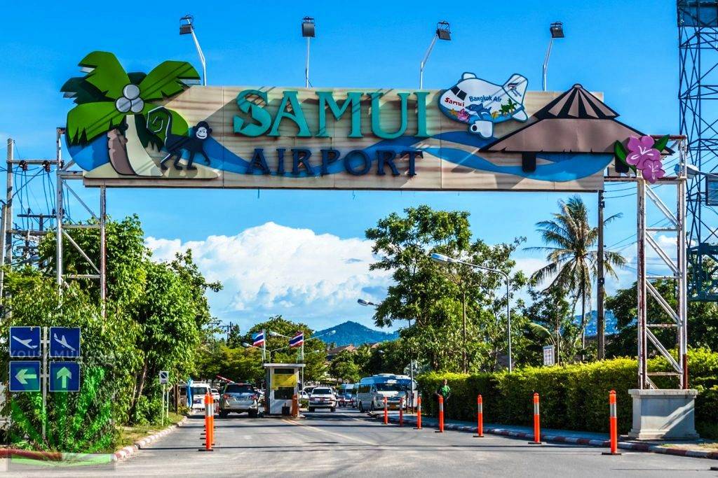 Международный аэропорт на острове самуи