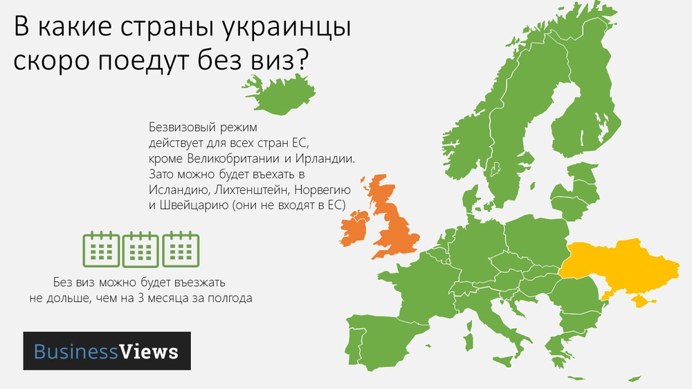 Список безвизовых стран для граждан украины в 2023 году