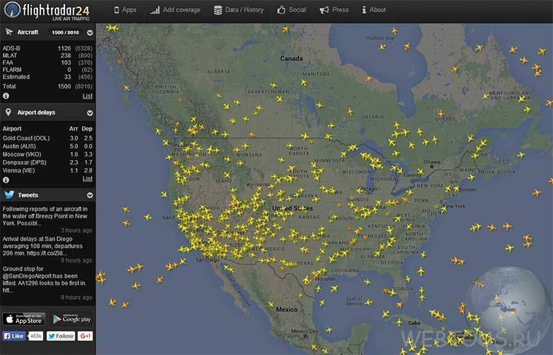 Отслеживание самолетов в реальном времени: инструкции по использованию специальных сервисов, какие данные нужны