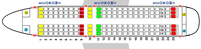 AEROFLOT (RUSSIAN) AIRLINES AIRBUS A330-200 AIRCRAFT SEATING CHART Aeroflot airl