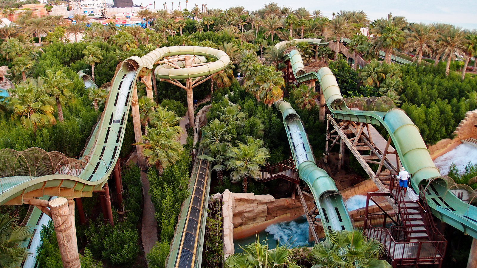 аквапарк aquaventure на фото в дубаи