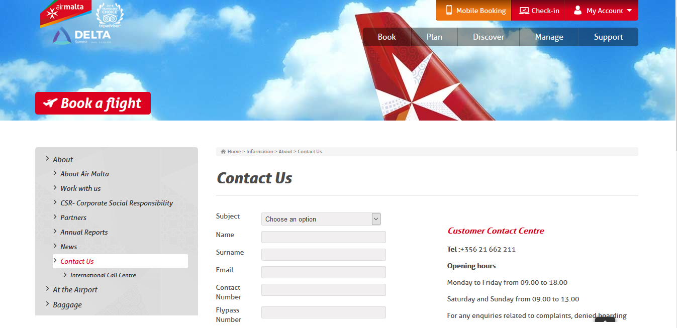 Авиакомпания air malta – официальный сайт