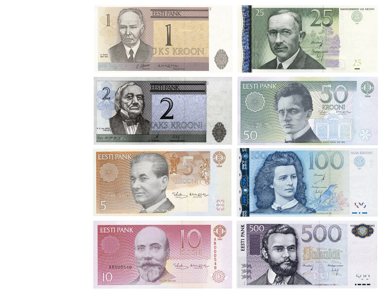 Валюта эстонии - история и сегодняшний день