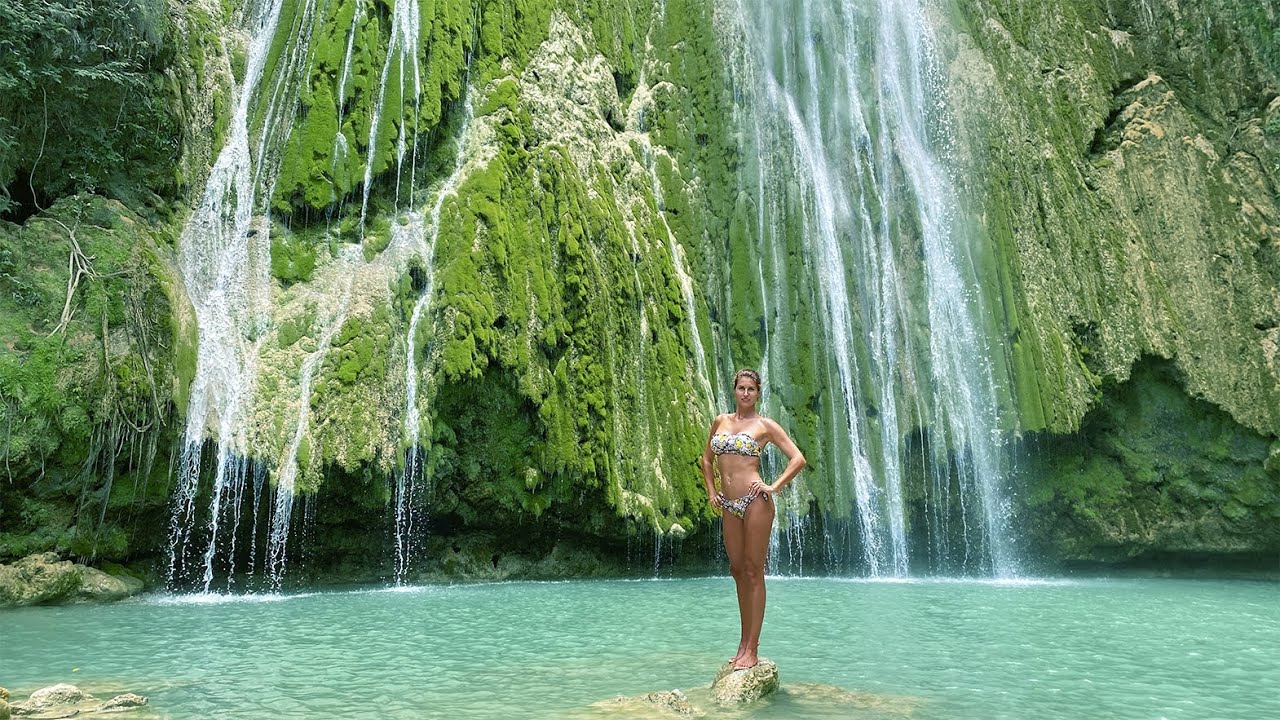 Самый зрелищный ???? водопад доминиканы на полуострове самана ????