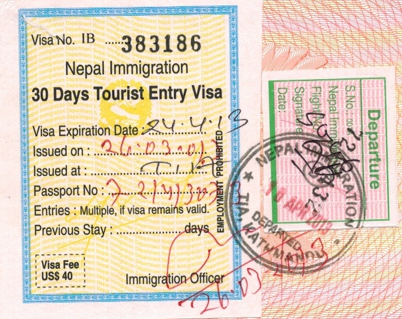 Оформление визы в непал для россиян – или «welcome to nepal» по прилету?