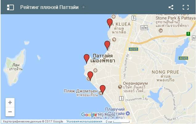 Пляжи паттайи — где самое чистое море?