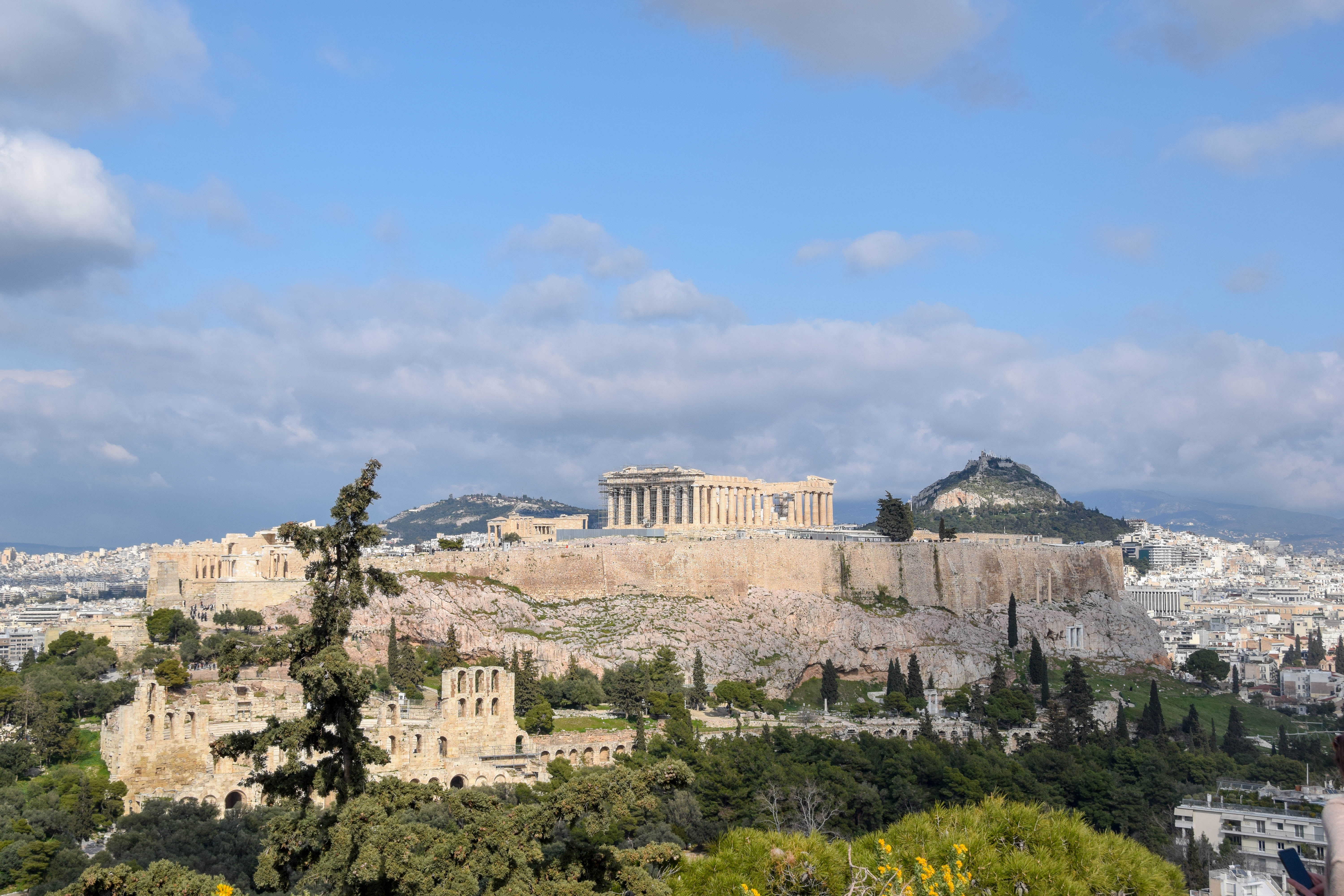 Смотровые в Афинах: Ликавит, Ареопаг и холм Муз | Изучаем Грецию