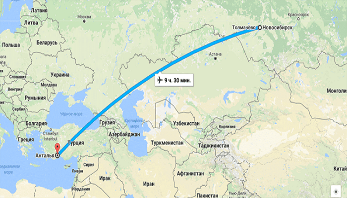 Сколько часов лететь в турцию из россии и сколько ехать до отеля?