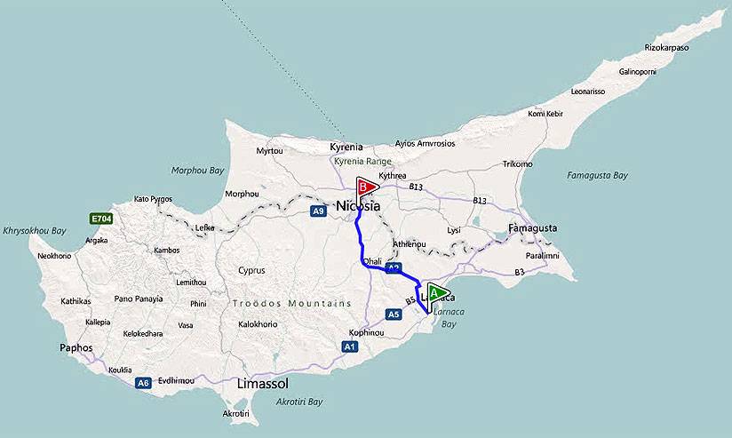 Аэропорты на кипре: описание, расположение, маршруты на карте