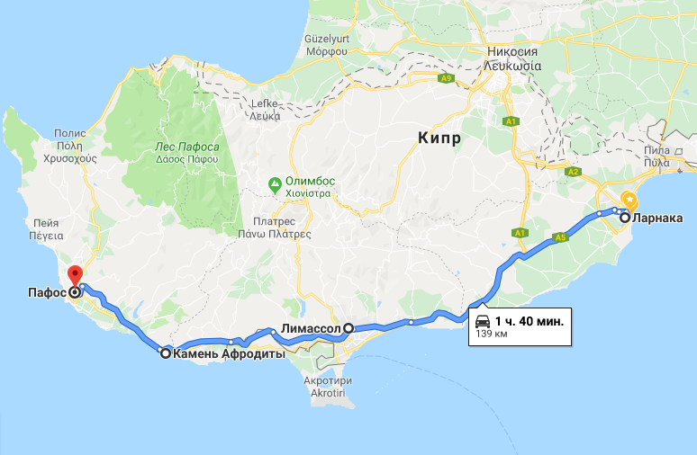 Как добраться из аэропорта ларнаки (кипр) до айя-напы и протараса дешево?