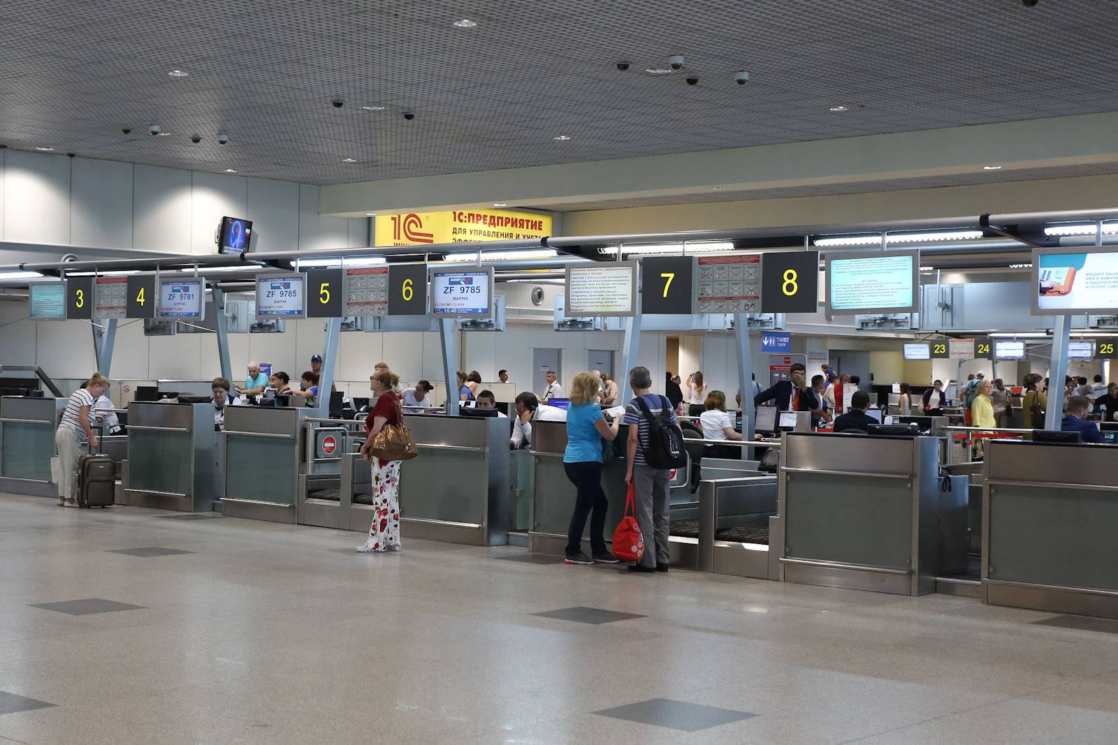 Электронная регистрация на рейс в аэропорту домодедово