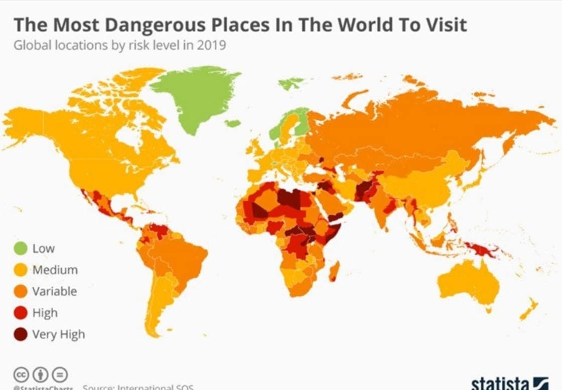Самая опасная страна