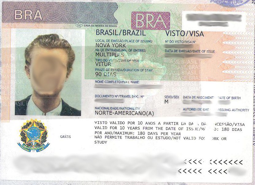 Бразилия виза для россиян - необходимые документы для поездки