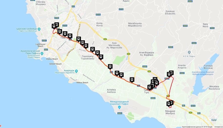 Расписание автобусов в пафосе. транспорт в пафосе. автобусы: маршруты и билеты