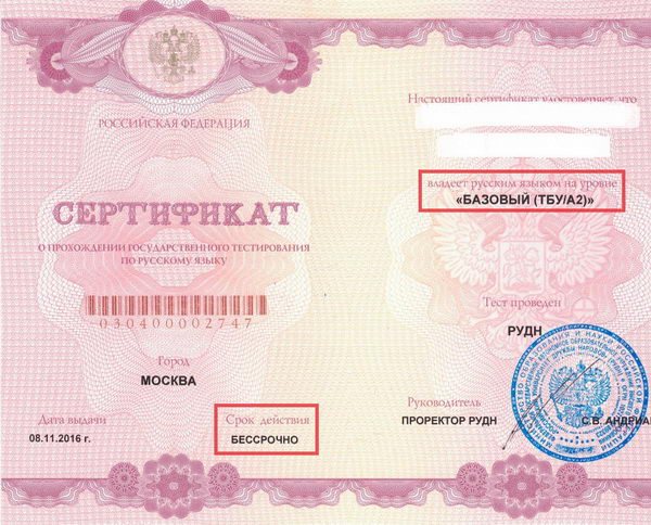 Экзамен по русскому языку для гражданства рф в 2023 году
