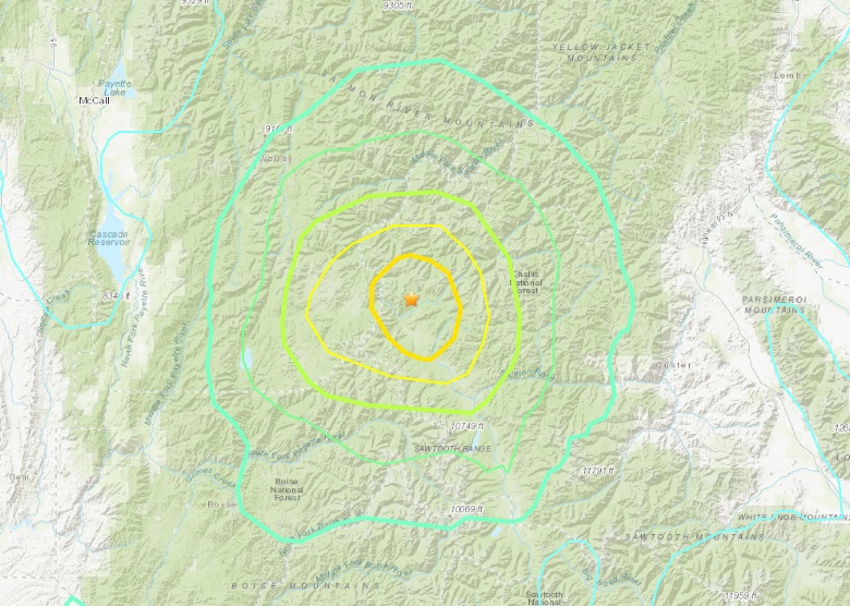 Новые землетрясения вблизи йеллоустоуна, март 2020