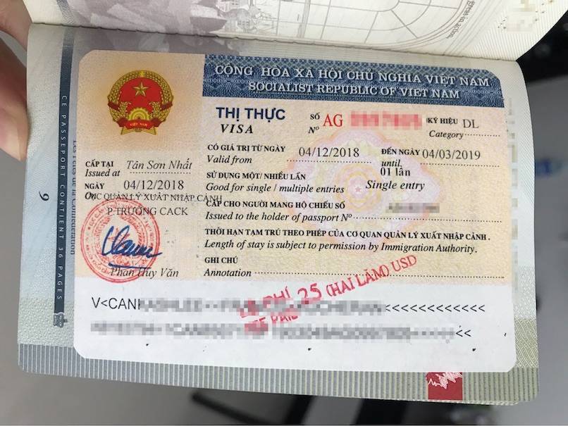 Виза во вьетнам для россиян
