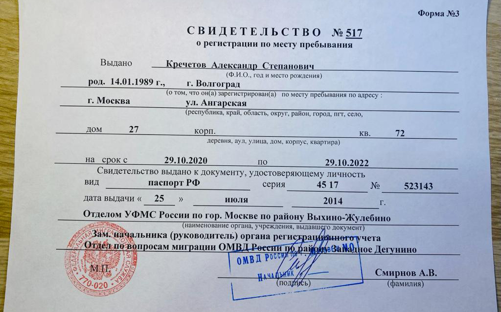Регистрация и снятие иностранных граждан (лица без гражданства) по месту жительства в санкт-петербурге