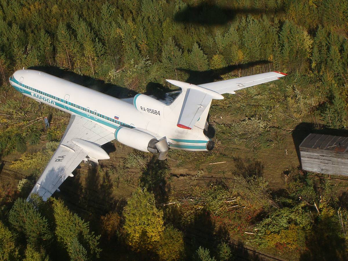 Аварийная посадка Ту-154 в Ижме 7 сентября 2010 года