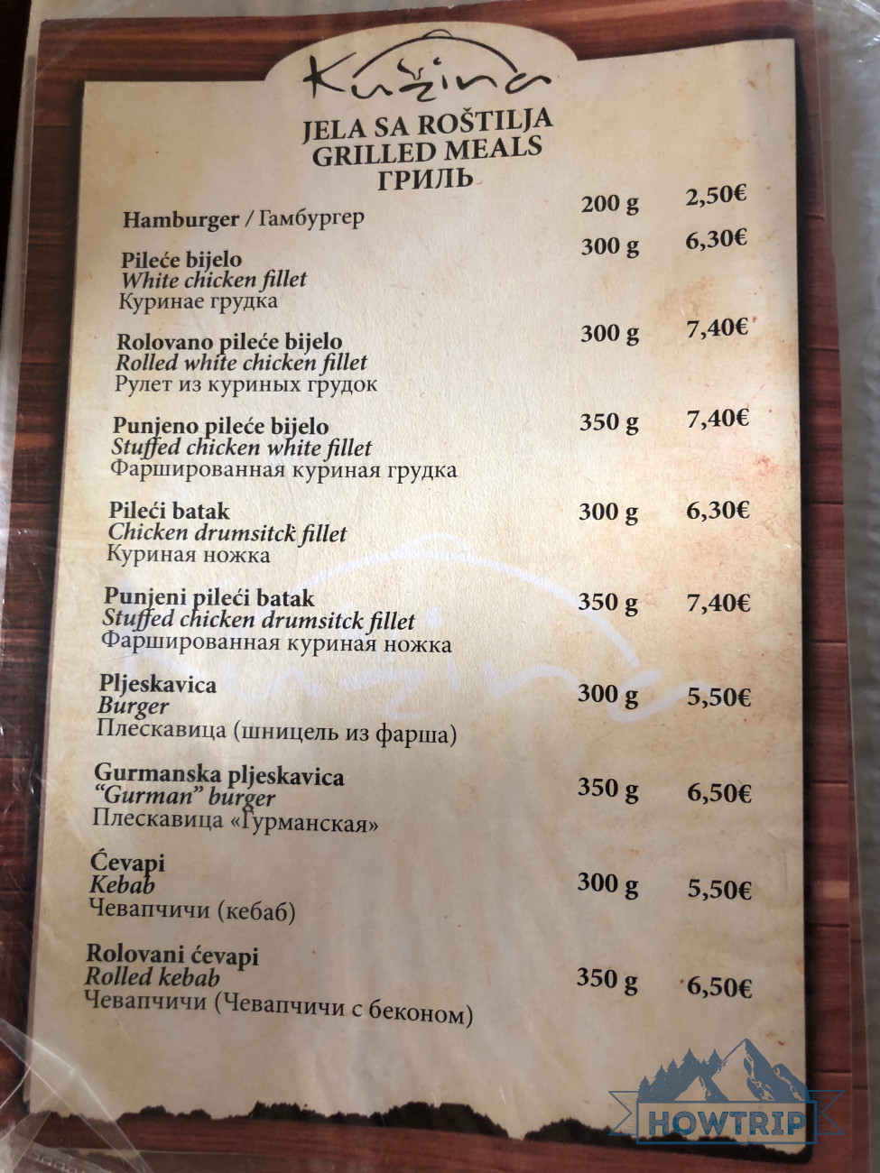 Вкус Черногории: что попробовать и цены на еду