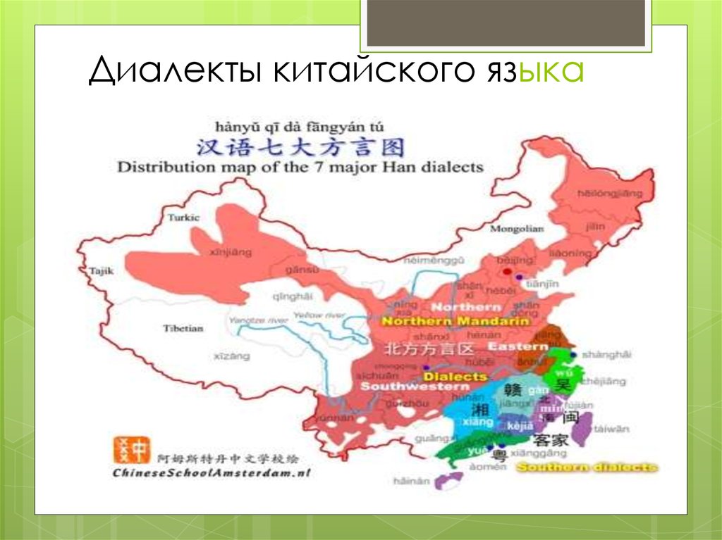 Диалекты китайского языка. дипломная (вкр). английский. 2012-01-25