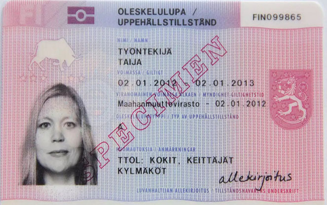 Оформляем рабочую визу в финляндию