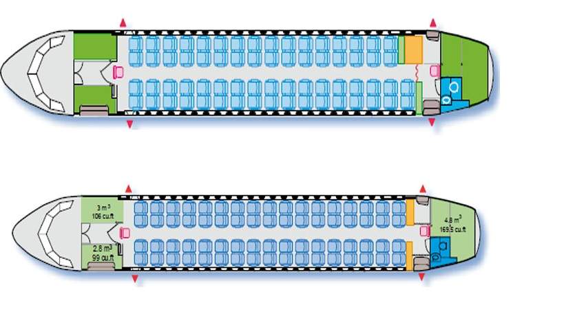 Atr 72 500 салон схема