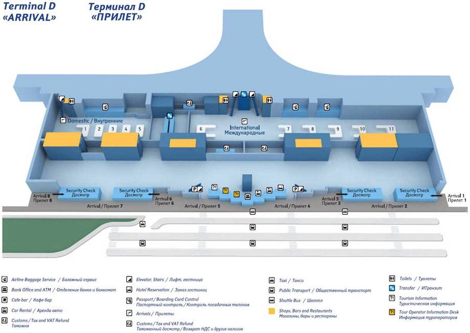 Шереметьево терминал e: схема (план), где находится, авиакомпании