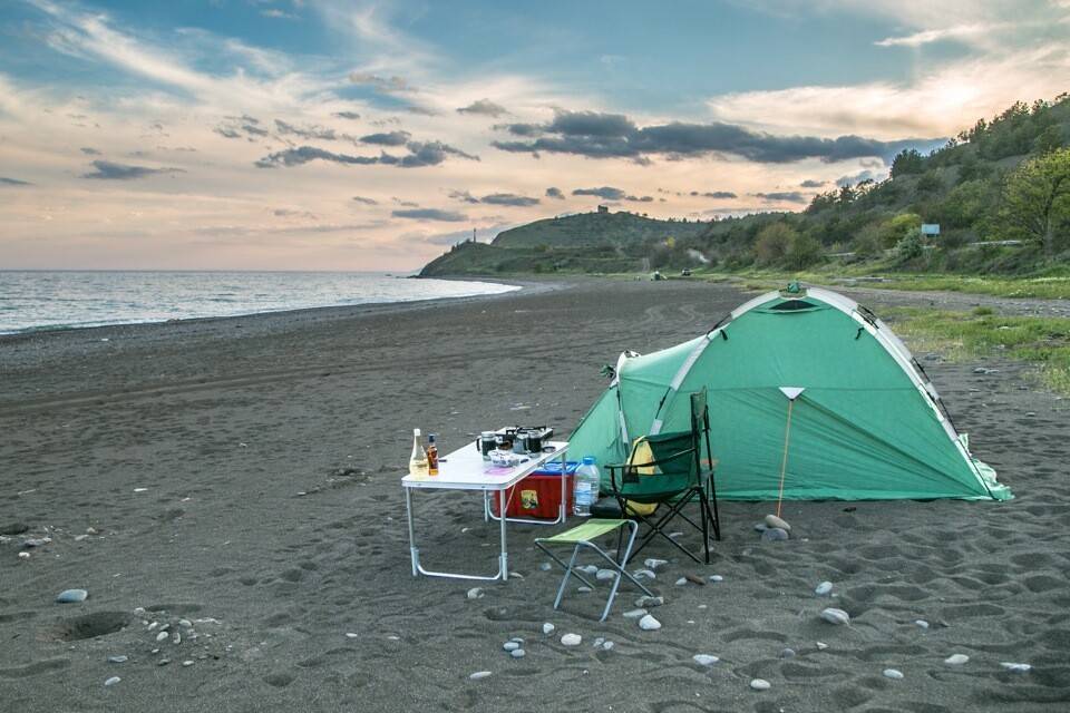 Как отдохнуть на море с палаткой ???? где можно отдохнуть с палатками ???? пляжный отдых