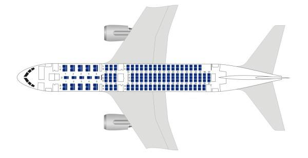 Боинг 737-800 «аэрофлот»: лучшие места и схема салона